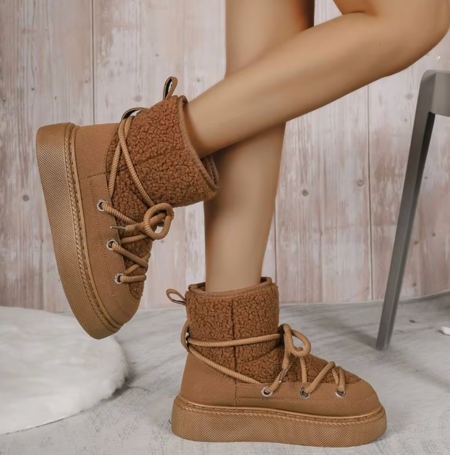 Waterproof Non-Slip Warm Winter Snow Boots for Women