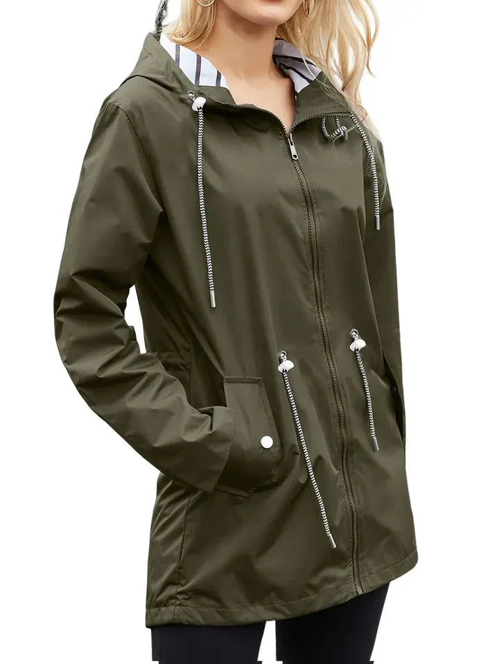 Warm Insulated Ladies Winter Parka Jacket with Hood