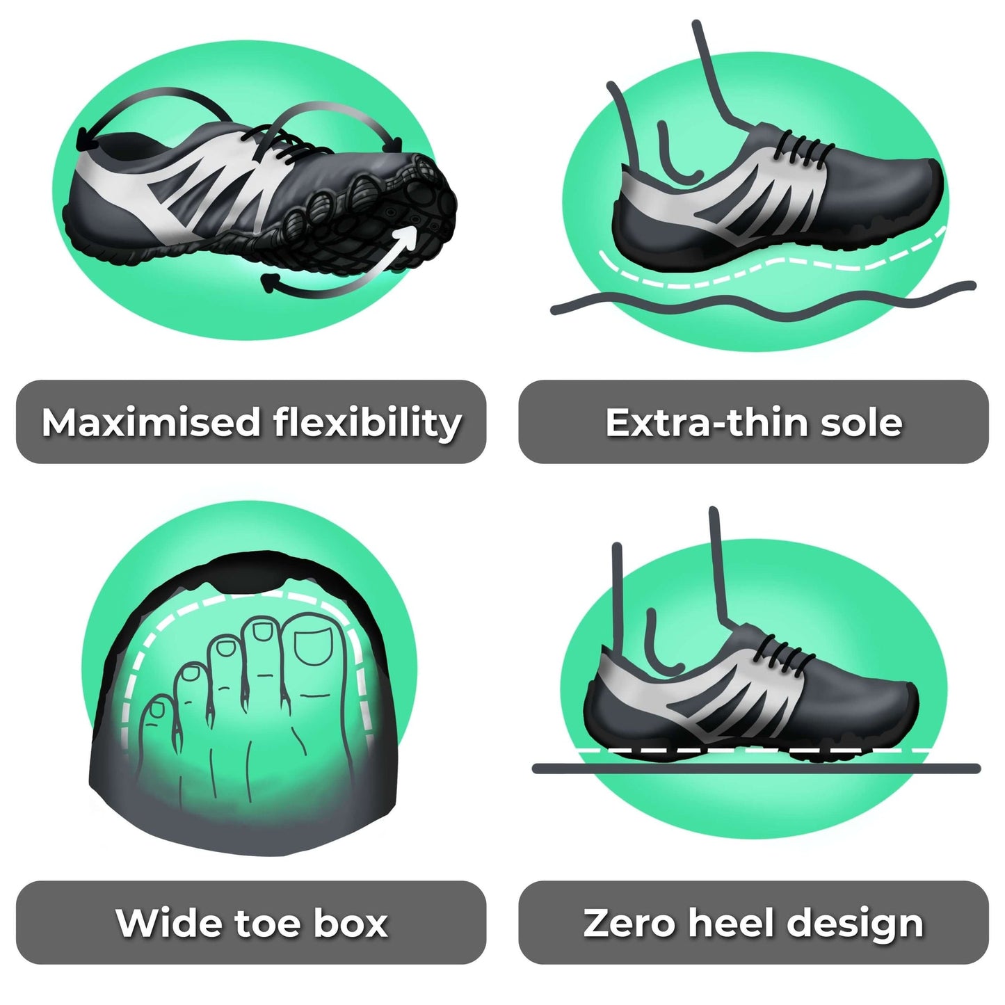 Water-Resistant Barefoot Shoes