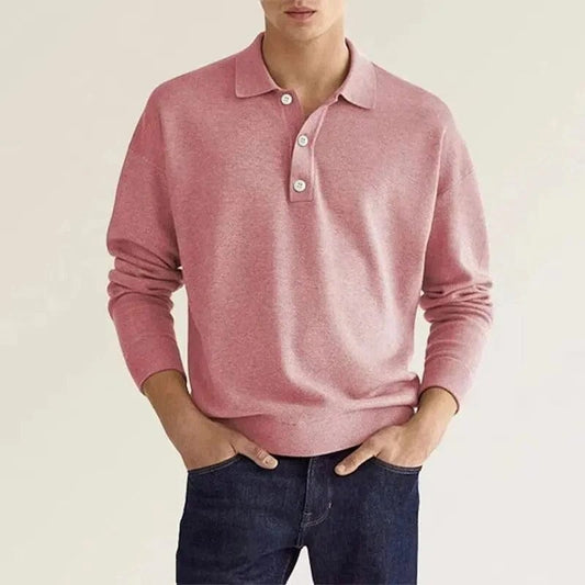 Relaxed Fit Soft Long Sleeve Everyday Shirt - OutfitLondon