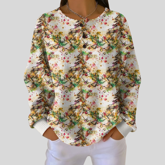 Warm Festive Crew Neck Christmas Sweater - OutfitLondon