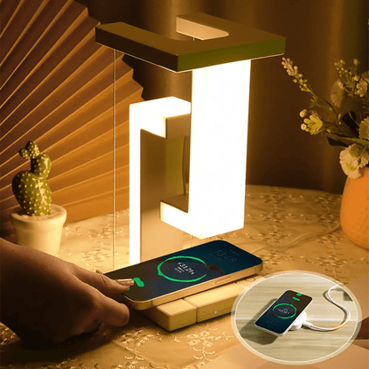 Floating LED Night Light with Wireless Charger