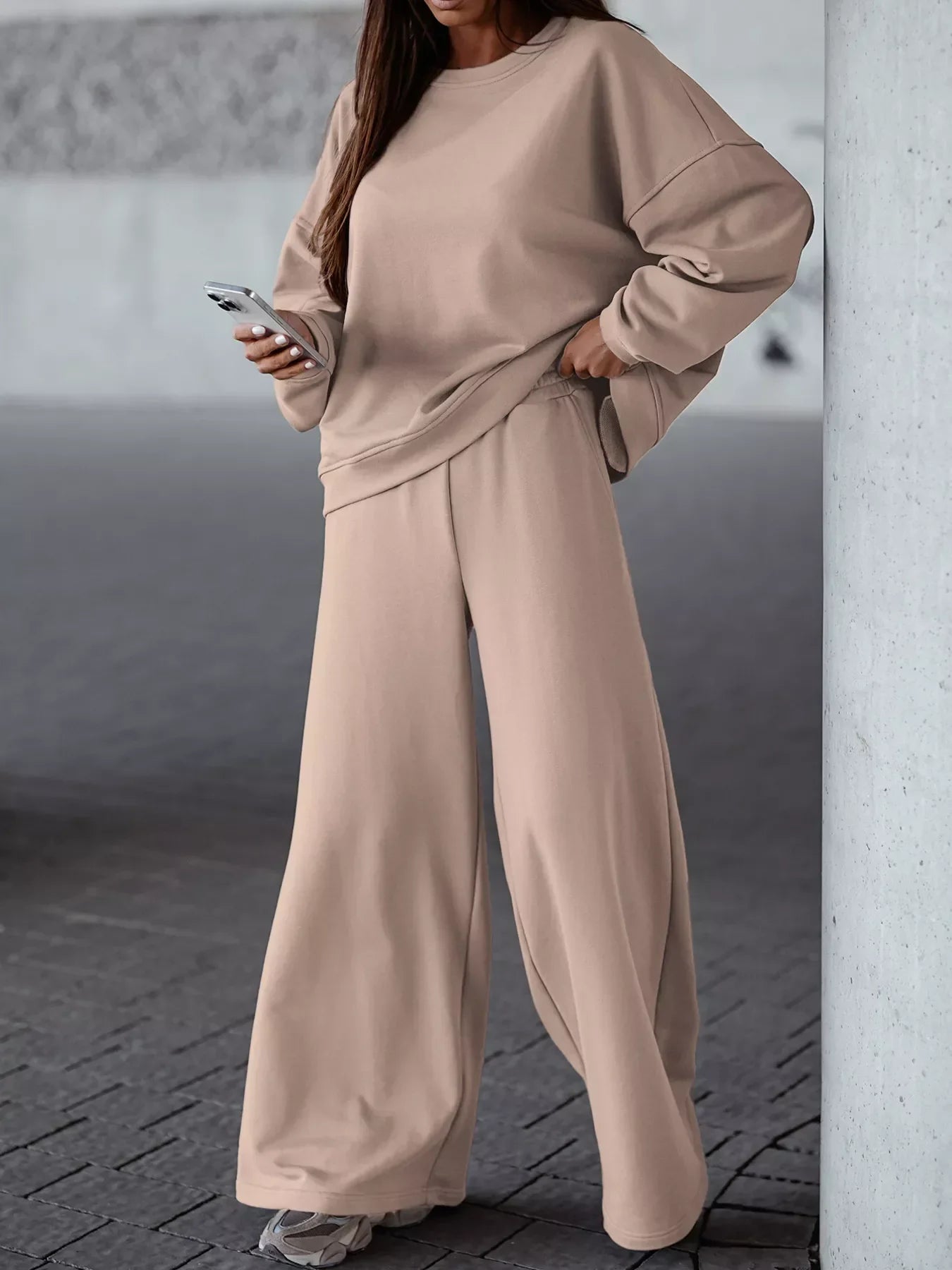 Comfortable Casual Loungewear Pants Top Set - OutfitLondon