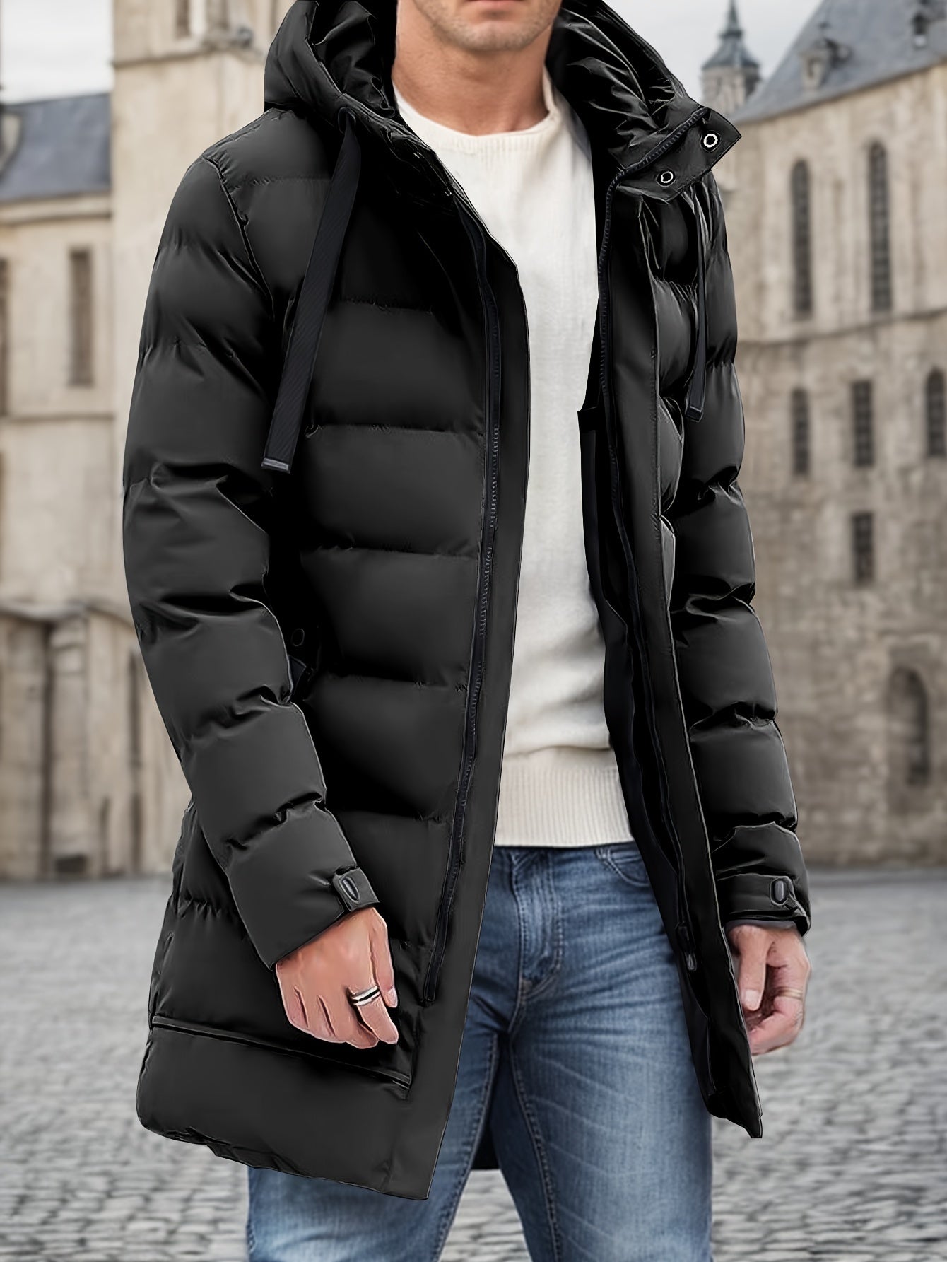 Relaxed Fit Quilted Mens Jacket - OutfitLondon