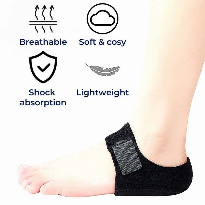 Heel Cups for Plantar Fasciitis | Soft Gel Inserts - for Heel Pain Relief and Shock Absorption