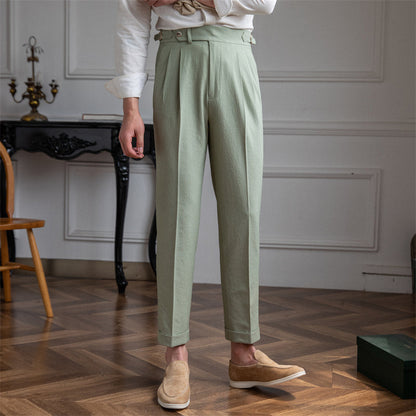 Tailored Fit Mens Casual Chinos - OutfitLondon