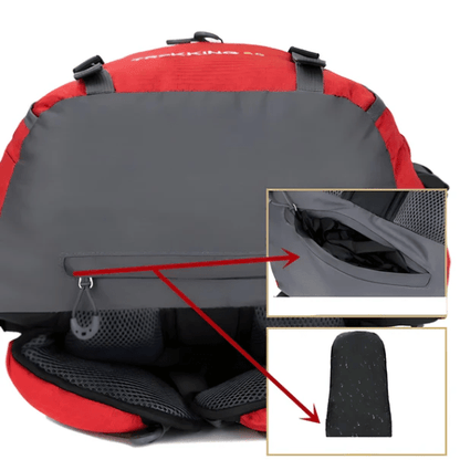 Waterproof 60L Hiking Rucksack - Ultra Lightweight & Comfortable