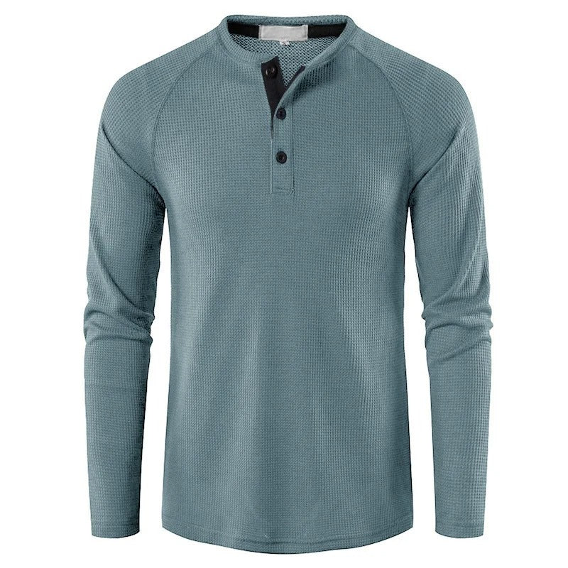 Traditional Comfortable Henley Shirt