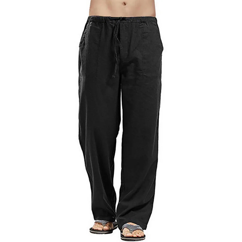 Comfortable Mens Jogger Pants with Elastic Waist - OutfitLondon