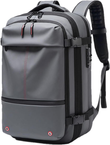 Waterproof Expandable 60L Travel Backpack with Laptop Sleeve