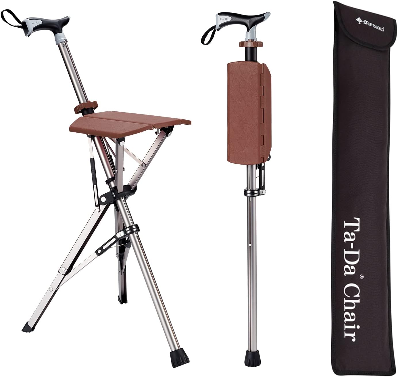 Portable Folding Trekking Pole With Seat