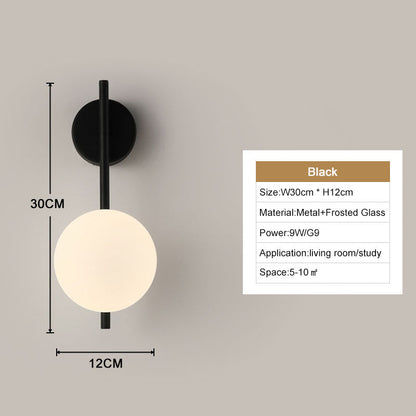Modern LED Indoor Wall Light Fixtures for Home