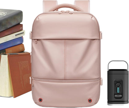 Large Water Resistant Travel Backpack with Compression - OutfitLondon