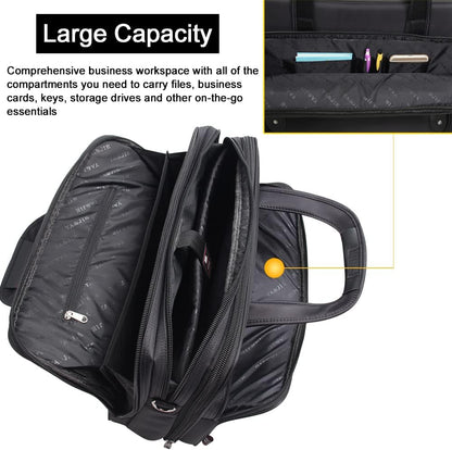 Professional Leather Laptop Work Bag