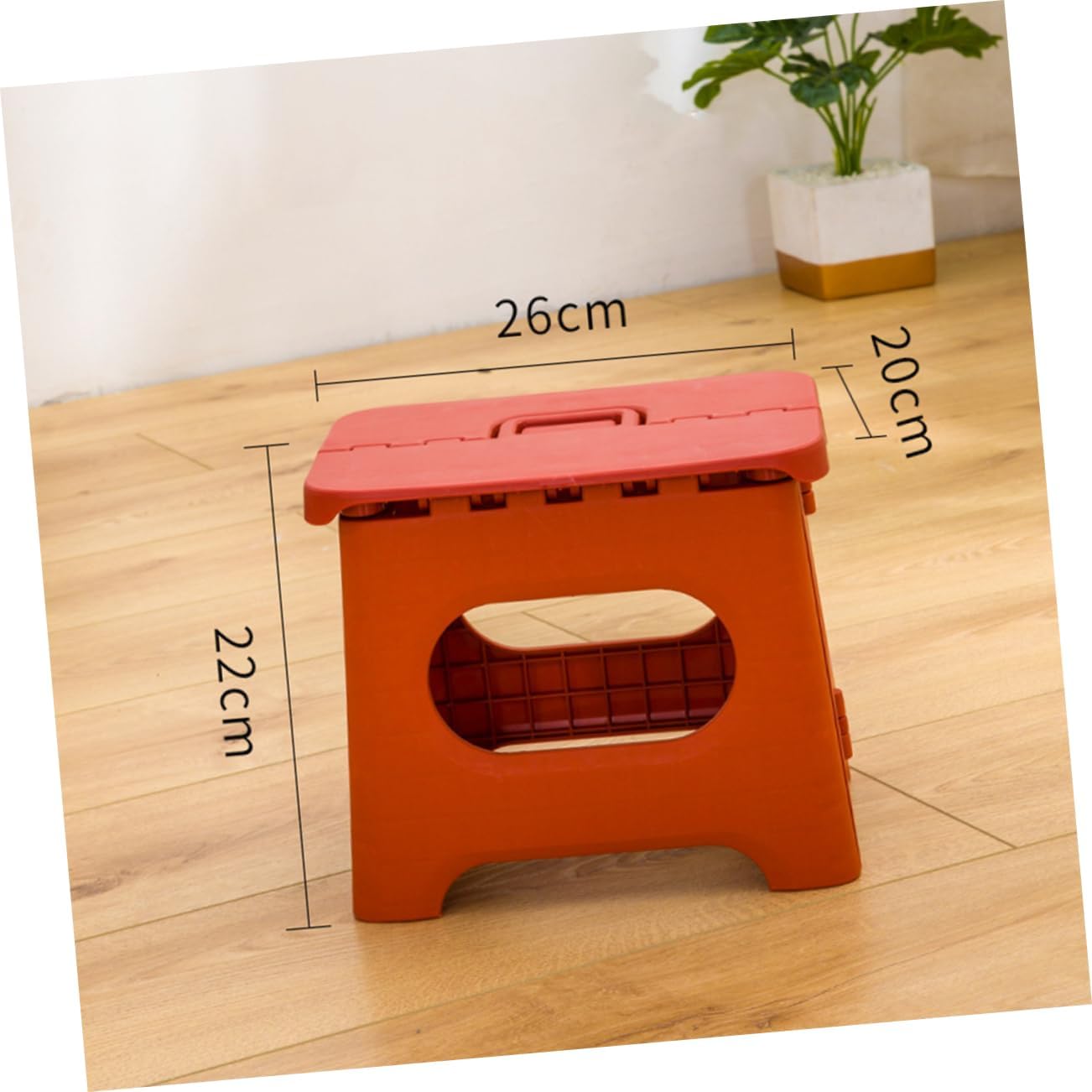 Compact Folding Step Stool with Easy Grip