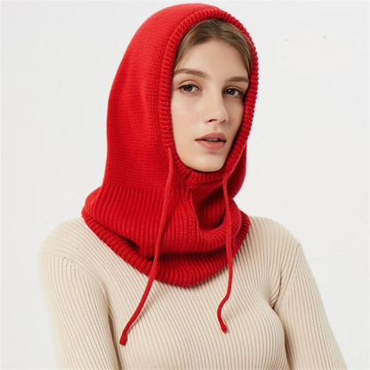 Warm Winter Beanie Hood with Thermal Insulation