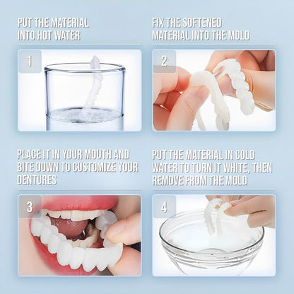 Complete Teeth Veneer Kit Upper Lower Set