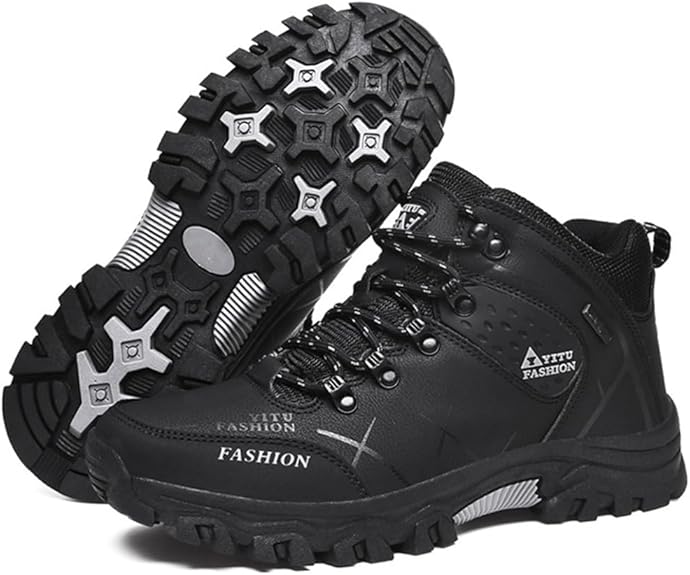 Grip Sole Mens Waterproof Hiking Boots