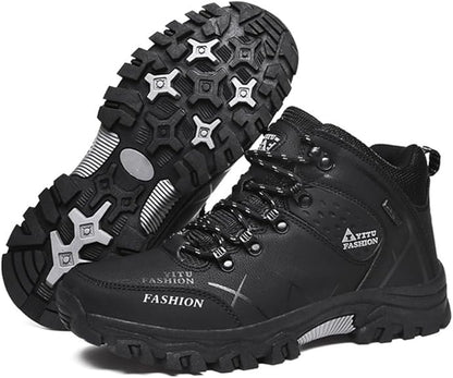 Grip Sole Mens Waterproof Hiking Boots