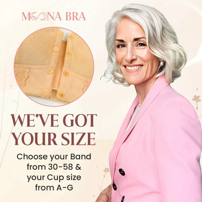 Moona Bra – Front Closure Breathable Bra for Seniors