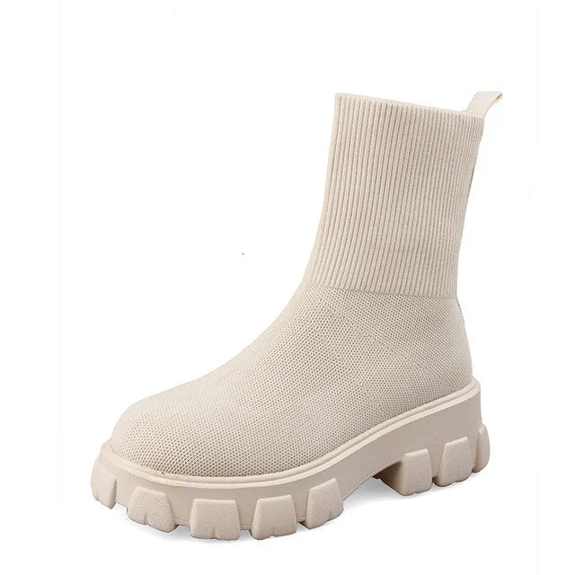 Cozy Cable Knit Ankle Boot Socks