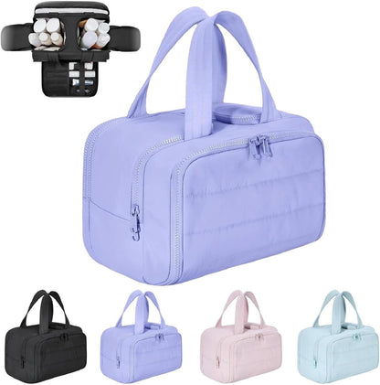 Spacious 4-in-1 Travel Makeup Bag