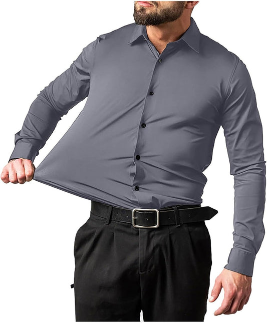 Regular Fit Casual Dress Shirt - OutfitLondon