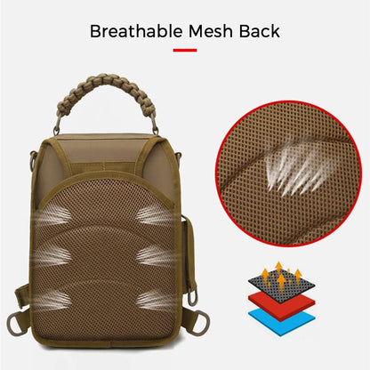 Practical Fishing Tackle Backpack with Multiple Pockets