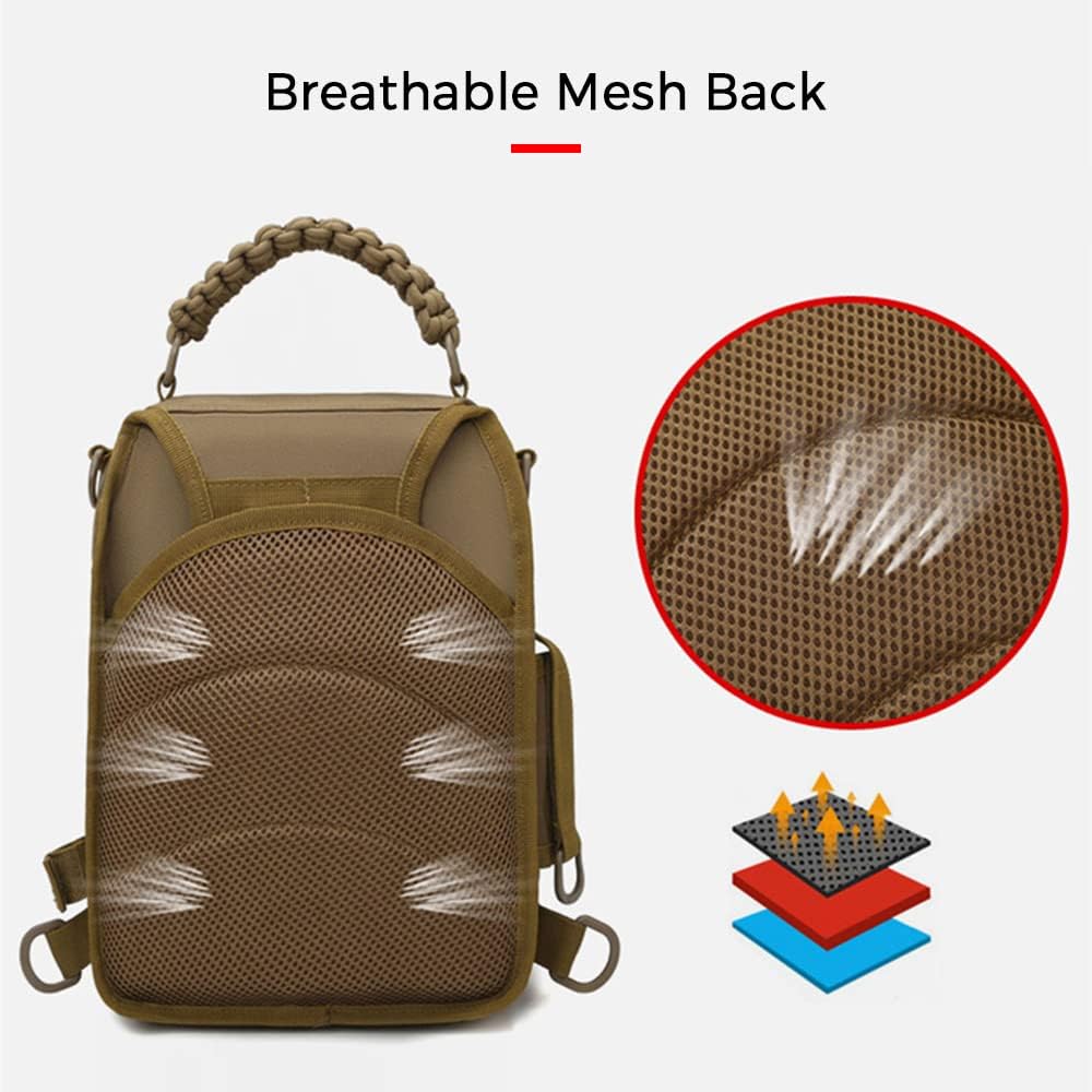 Practical Fishing Tackle Backpack with Multiple Pockets