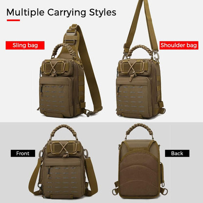Practical Fishing Tackle Backpack with Multiple Pockets