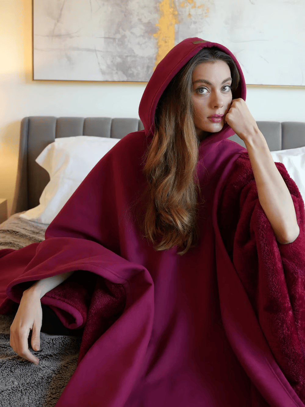 Warm Winter Fleece Hooded Jacket