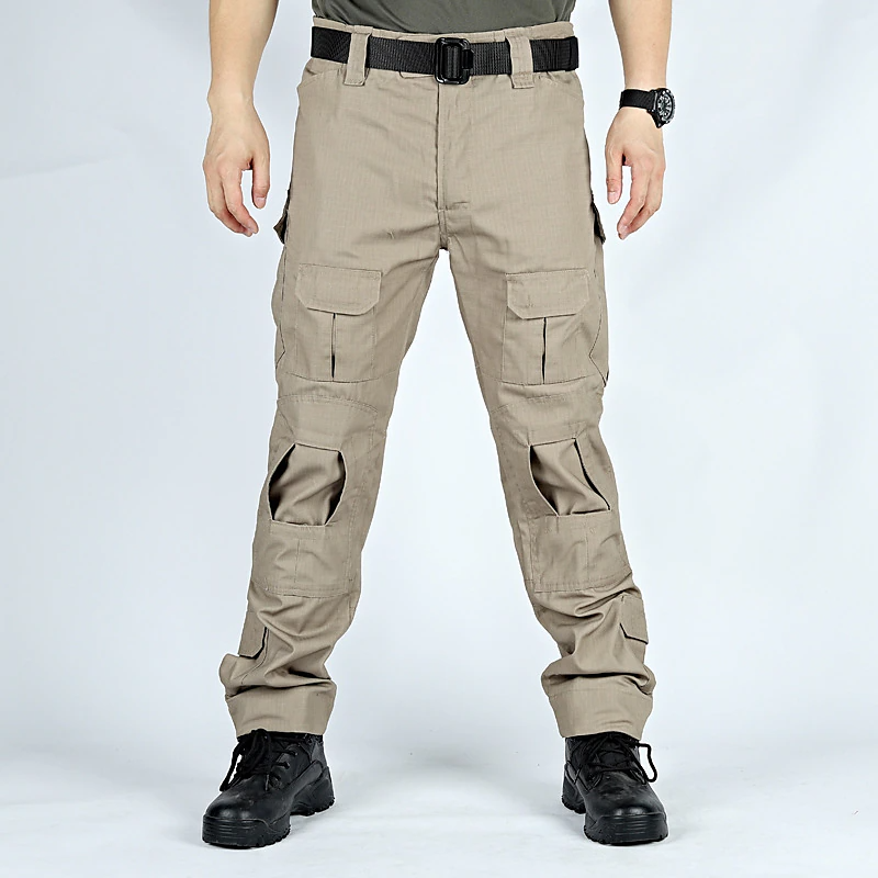 Men's Cargo Pants Pocket Plain Camouflage Comfort Breathable