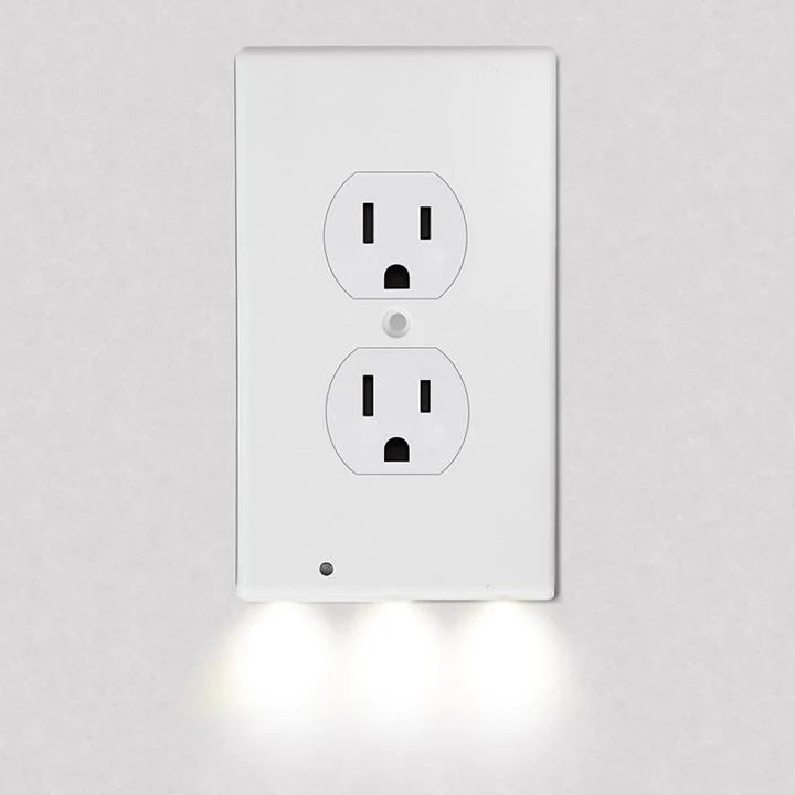 4-Pack: LED Night Light Outlet Cover – Assorted Styles