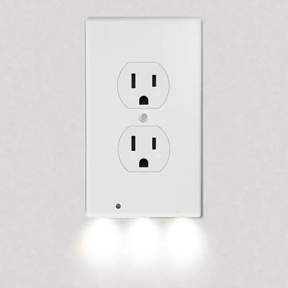 4-Pack: LED Night Light Outlet Cover – Assorted Styles