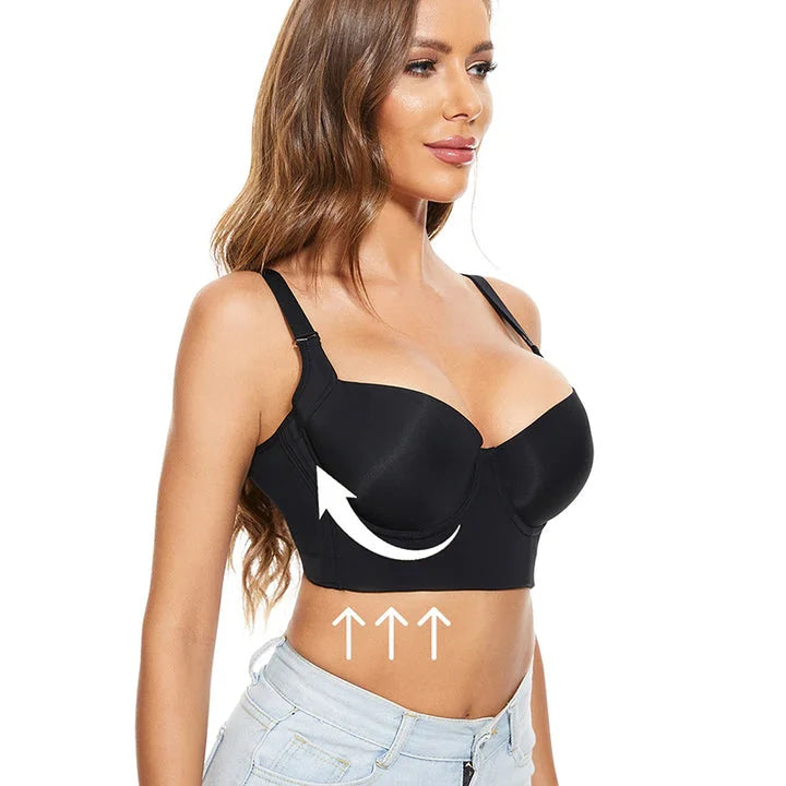 Full Coverage Bra Shapewear Incorporated Hide Back Fat Bra Plus-Size