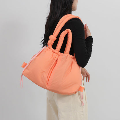 Vegan Leather Tote Shoulder Bag