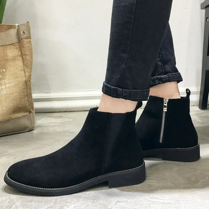 Authentic Leather Men's Chelsea Ankle Boots