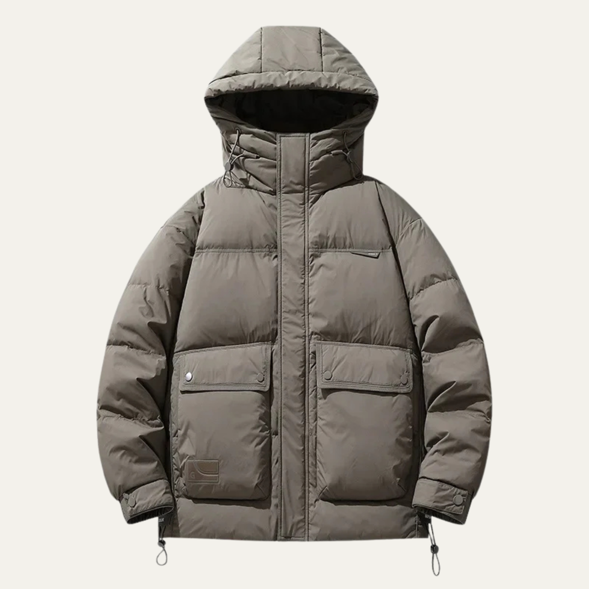 Warm Men's Insulated Down Filled Parka Winter Coat