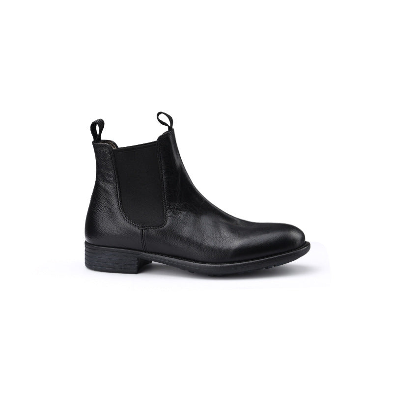 Orthopedic Women Boot Arch Support Genuine Leather AntiSlip LightWeight Basic Chelsea Boot