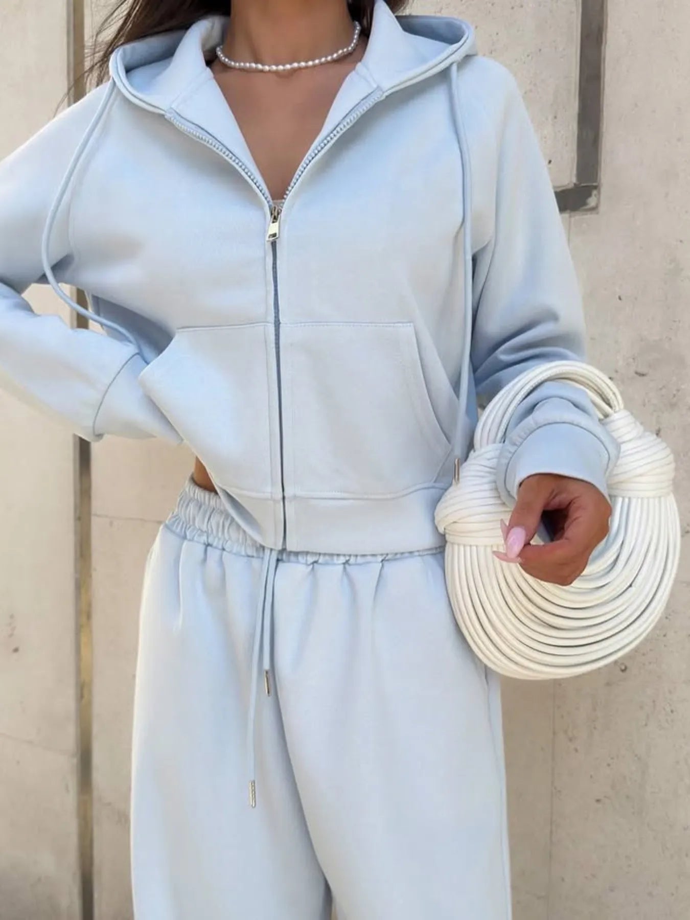 Cozy Fleece Hoodie Tracksuit Set