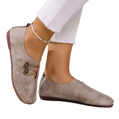 Women’s Summer Slippers Comfortable Flat Shoes with Round Toe