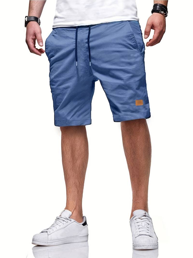 Men's Casual Elastic Waist Shorts
