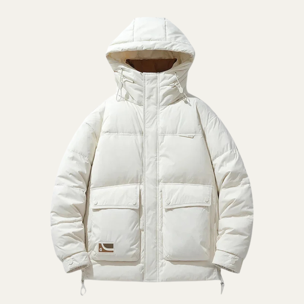 Warm Men's Insulated Down Filled Parka Winter Coat