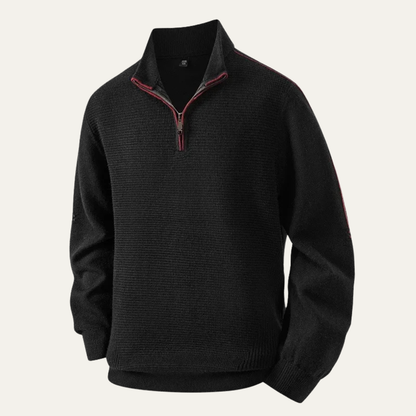 Warm Men's Thick Fleece Half Zip Jumper Sweatshirt