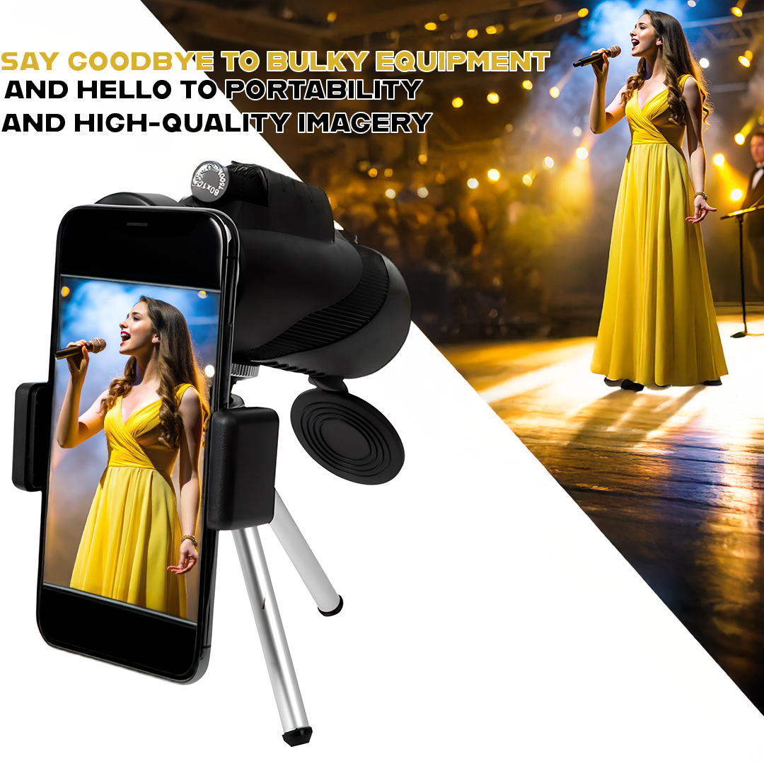 Starscope HD Monocular – 10X Zoom Telescope for Phone, Hiking, Bird Watching & Outdoor Use
