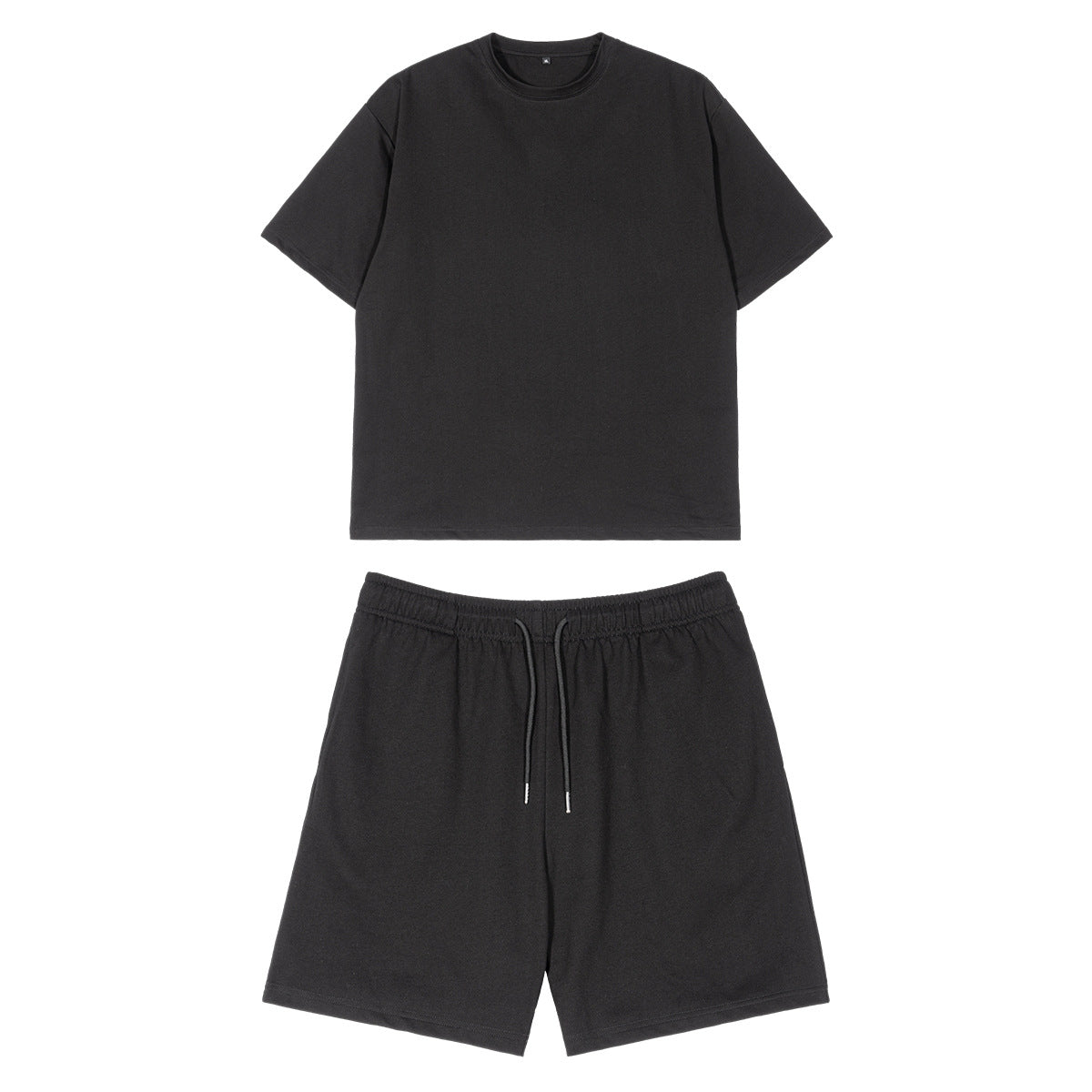 Women's Casual Cotton Short Sleeve T-Shirt and Shorts Loungewear Set