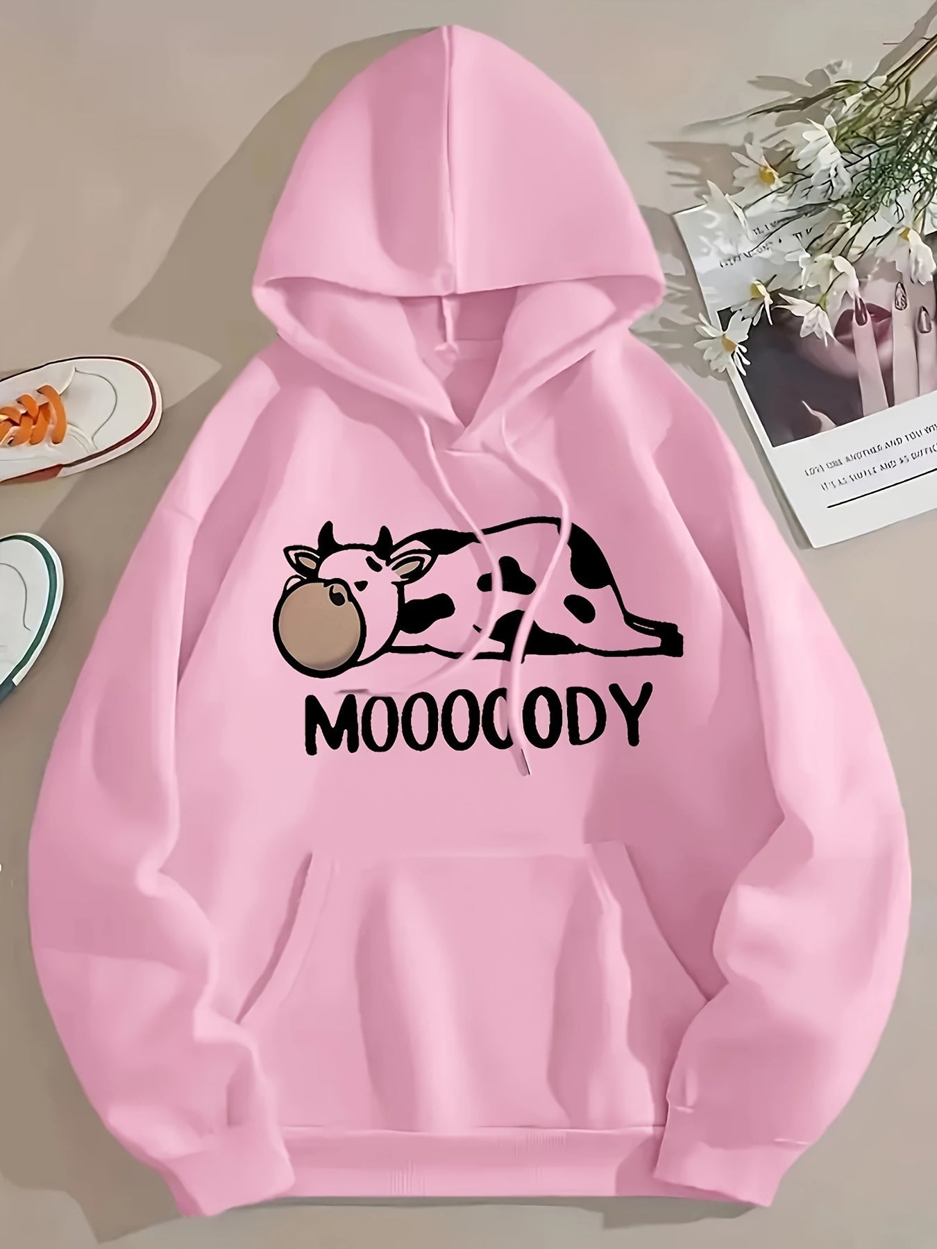 Warm Fleece Hoodie with Fun Animal Pocket