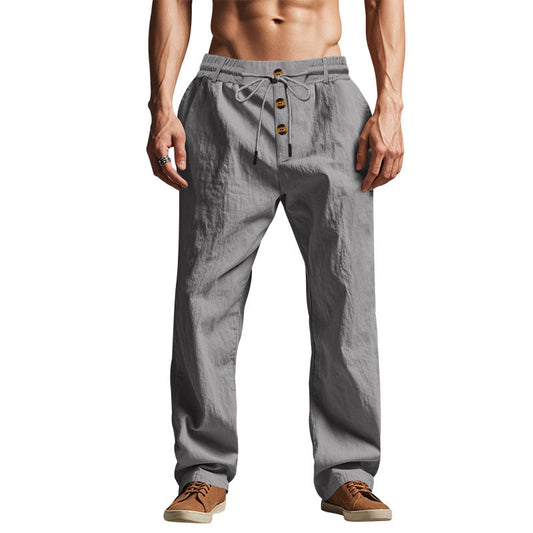 Men's Casual Lightweight Loose Fit Beach Pants