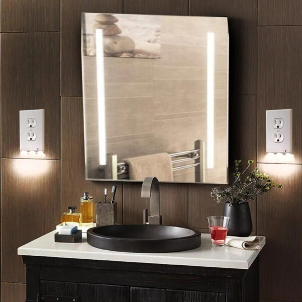 4-Pack: LED Night Light Outlet Cover – Assorted Styles