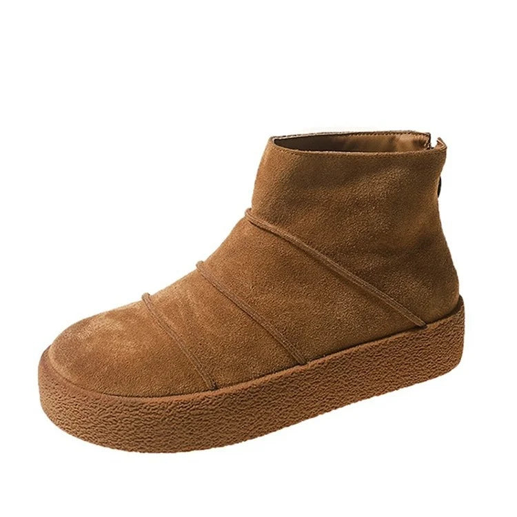 Women's Warm Low Heel Winter Boots